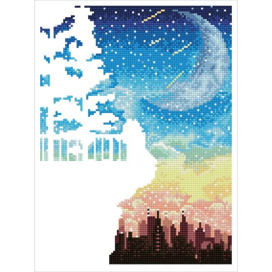 Diamond Dotz® Intermediate Romantic Heights Diamond Painting Kit